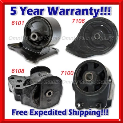 Juego de montaje de motor y transmisión automático L282 Fit 1999-2001 Hyundai Sonata 2,4 L 4 piezas Foto 1 de 4