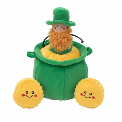 Zippy Paws Burrow Interactive Dog Toy - Pot of Gold - Image 1 of 2