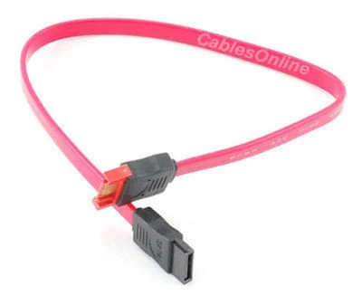 12" SATA 7-Pin Male to Female Extension Cable, FIA-L12R - Image 1 of 2