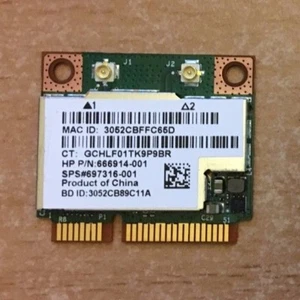 Broadcom BRCM1058 BCM943228HMB wifi N + Bluetooth 4.0 - HP 666914-001 - Afbeelding 1 van 2