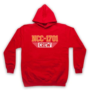 NCC-1701 ENTERPRISE CREW STAR SHIP TREKKIE STAR SCI FI ADULTS HOODIE - Picture 1 of 11