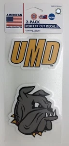 Minnesota Duluth Bulldogs 4"x8" gestanzter Aufkleber - zwei 4"x4" Aufkleber - UMD Bulldogs - Bild 1 von 1