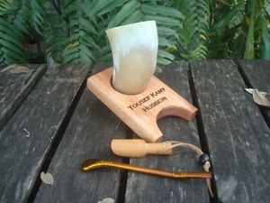 Mate De Guampa Argentina - Cuerno - Mate, Paja, Cuchara BONUS Yerba Mate - Imagen 1 de 6
