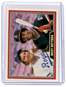 1981 Donruss. Best Hitters (George Brett, Rod Carew) Kansas City