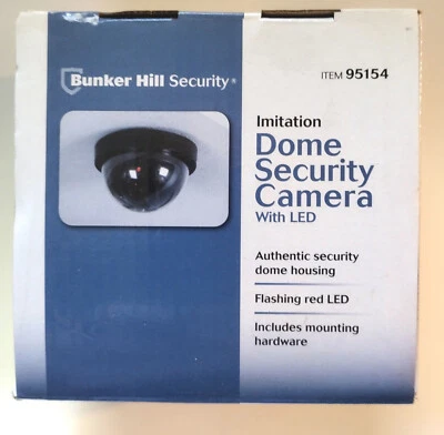 Bunker Hill Imitation Dome Security Camera With LED 95154 NOT A WORKING CAMERA - Image 1 of 4