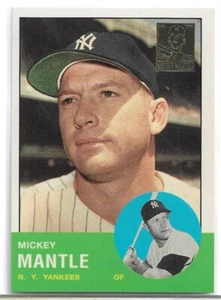 Topps Mickey Mantle 63 1996 reimpresión #200 Yankees (B) - Imagen 1 de 1