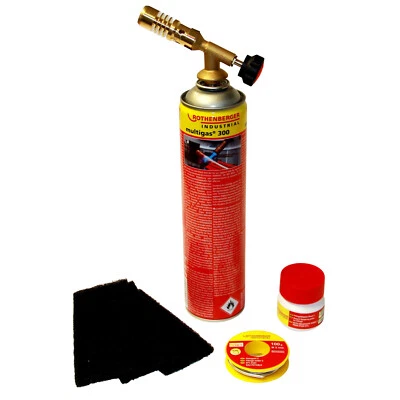 Rothenberger Gasbrenner Set Lötbrenner Rofix 1800 Weichlöten Gas Lötset 35513 - Bild 1 von 4