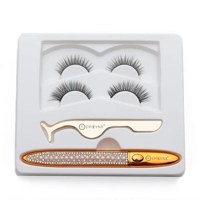 No-Glue Lash Kit – Waterproof Liner, Reusable Lashes & Vegan Formula - Image 1 of 4