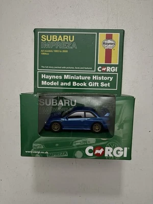 Corgi Subaru Impreza con libro de historia en miniatura Haynes CC03012 ESCALA 1/43 Foto 1 de 4
