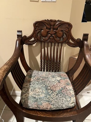 Silla de salón Berkeley And Gay antigua Green Man Foto 1 de 4