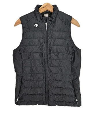 Chaleco Descente Sarah Featherless 700 Relleno DWR Aislado Negro Mujer Grande Nuevo Foto 1 de 4