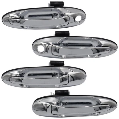 4x Chrome Exterior Door Handles 69220-60061 Replace For Toyota Land Cruiser - Image 1 of 4