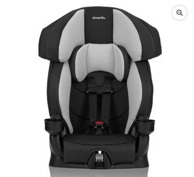 Evenflo Chase Plus Toddler Car Seat 2-in-1 Booster, Huron Black - Image 1 of 4