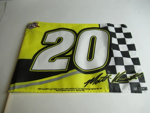 NASCAR Matt Kenseth #20 Joe Gibbs Racing "25 Years" WinCraft Racing Flag Cover