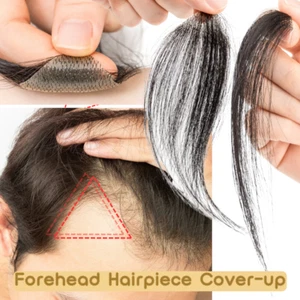 Thin PU Human Hair Topper Reaplcement Systems For Bald Spots TOP Hairpiece 5*5cm - Picture 1 of 35