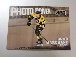 2022-23 UD OPC Platinum Photo Driven Brad Marchand Boston Bruins PD-6 - Picture 1 of 2
