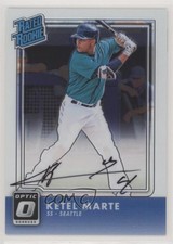 2016 Panini Donruss Optic Rated Rookies Signatures Ketel Marte Rookie Auto RC