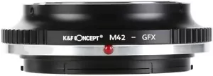 K&F Concept M42- GFX Lens Mount Adapter for M42 Mount Lens to GFX Mount Camera - Picture 1 of 7