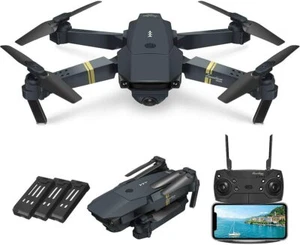 Quadcopter Drone & Camera Live Video120° FOV 720P HD Camera Foldable25 minsFligh - Picture 1 of 8