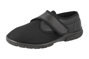 DB Shoes Women's Extra Wide Fit (6V) Carlton Shoes in Black, Size 6 to 14