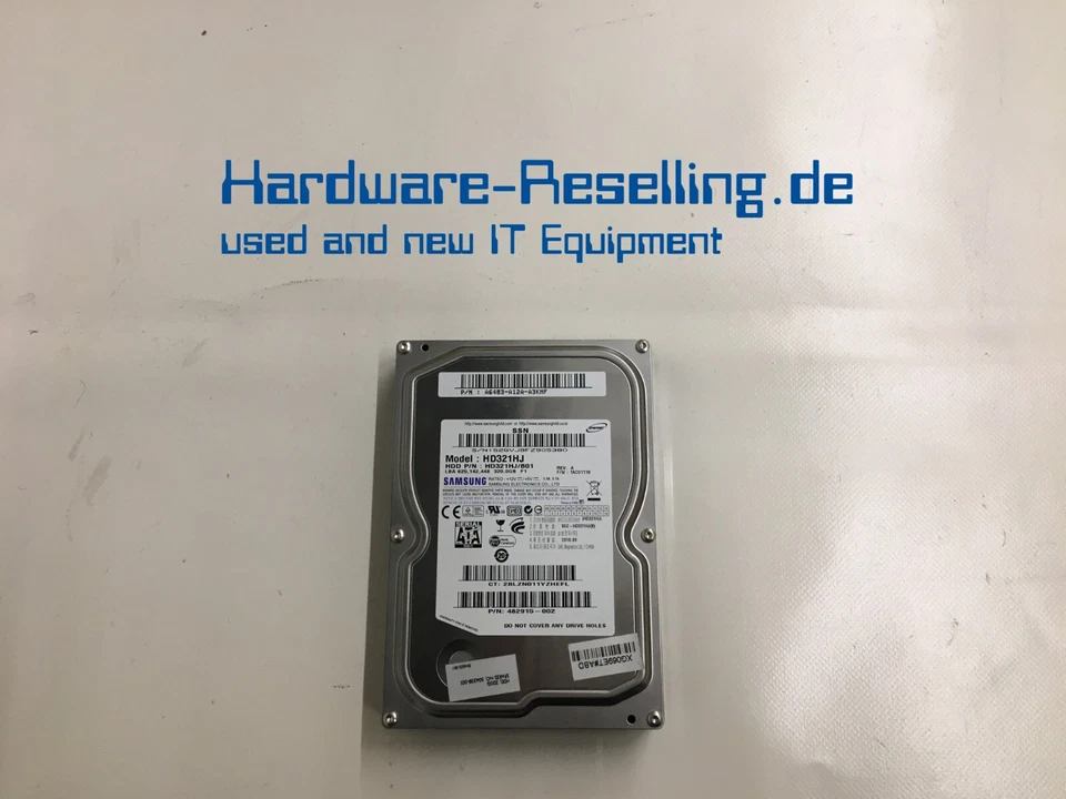 Samsung 320GB SATA 3,5" 7200RPM 3GB/S 8MB HD321HJ 482915-002 504338-001 - Imagen 1 de 1