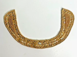 Vtg 50's Japan Faux Pearl & Sequin Beaded Collar Specialty House Fashion Necklac - Picture 1 of 11
