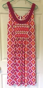 Tory Burch SZ 6 100% Silk Dress w/Origami Grosgrain Ribbon Collar - 6 EXC - Picture 1 of 6