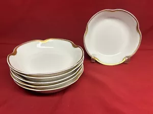 Theo. Haviland Limoges Silber Jubiläum Set (6) 5" Obst/Dessertschalen - Bild 1 von 2