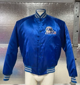 Chaqueta Seattle Seahawks - Para Hombre M - Línea Tiza - ¡De Colección Hecha en EE. UU.! - Bombardero satinado - Imagen 1 de 12