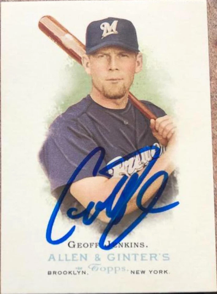 Geoff Jenkins Autografiado 2006 Topps Allen & Ginter #237 Foto 1 de 1