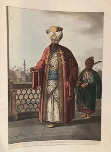 Africa, Egito; Milton, Thomas   Bowyer, Robert - An Egyptian Bey 1802 - Imagen 1 de 9