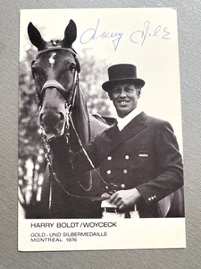 HARRY BOLDT Olympiasieger 1964 Dressur signed Autogrammkarte 10x15 - Picture 1 of 1
