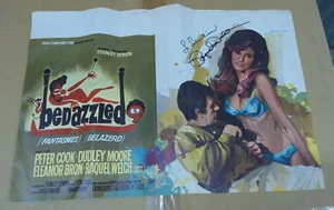 Bedazzled 1967 Movie Poster Signed by Raquel Welch – Vintage Original - Picture 1 of 8