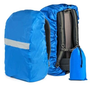 Backpack Rain Cover With Reflective Lining And Travel Bag Waterproof Knapsack Pr - Picture 1 of 7