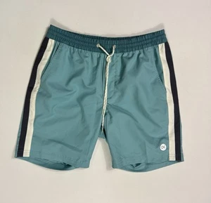 Pantalones Cortos de Tabla Outerknown Para Hombres Pequeños Azul Surf Playa Natación Vacaciones Verano - Imagen 1 de 8