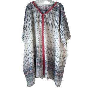 CUPSHE Aztec Swim Cover Up Roper Dress Kaftan One Sz Fits Most Light Weight - Picture 1 of 8