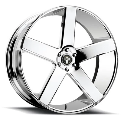 Dub S115 Baller 24x10 6x5.5" +19mm Chrome Wheel Rim 24" Inch Foto 1 de 4