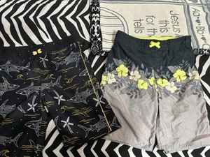 Swim Trunks For Big Boys Size 14 (2pc) Used Condition - Picture 1 of 4