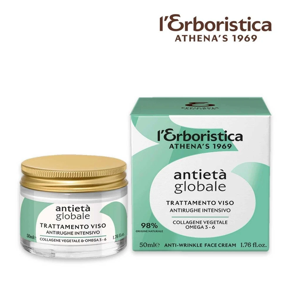 Crème Visage Anti-rides Traitement Visage Femme Collagène Oméga 3 6 L'Herbals - Photo 1/1