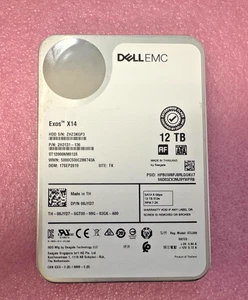 Disque dur 8JYD7 DELL EMC 12 To 7,2K SATA 6 Go/s 3,5" 512e 08Jyd7 ST12000NM0128 - Photo 1/1