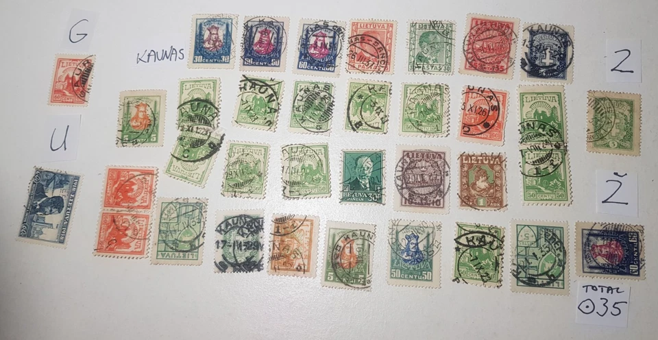 Kaunas Lituania años 30 etc. 35@estampillas matasellos cancelaciones ENVÍO INTERNACIONAL GRATUITO Foto 1 de 1