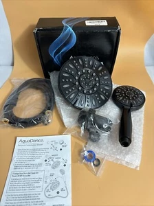 Aqua Dance Bronze Finish 3-Way Shower Head - Picture 1 of 14