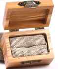 Olive Wood Mineral Oil Handmade Distinctive Grain Decorative Unique Jewelry Box