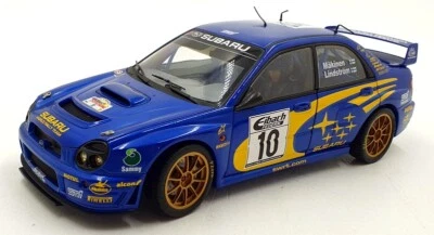 Autoart 1/18 Scale Diecast 80293 - Subaru Impreza WRC 2002 #10 T.Makinen - Image 1 of 4