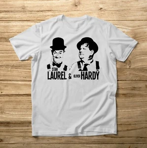 Camiseta Unisex Stan Laurel & Oliver Hardy Stanlio Y Ollio Film Comicas - Imagen 1 de 9