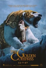 THE GOLDEN COMPASS Movie POSTER 27x40 Nicole Kidman Daniel Craig Dakota Blue