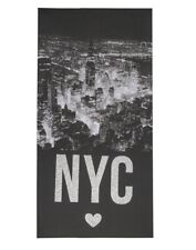 Leinwand Bild NYC New York bei Nacht Wandbild Wanddeko schwarz weiß Bild USA