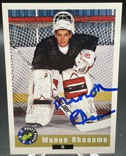 MANON RHEAUME 1992-93 CLASSIC DRAFT PICKS NATIONAL NSCC AUTOGRAPH AUTO BLUE QTY