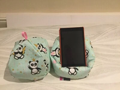 Panda iPad Kindle Tablet Nook E Reader Pillow Cushion Holder Desktop Stand Gift - Image 1 of 4