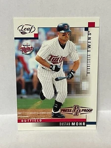 2003 Leaf "24th National Atlantic City" embossed - DUSTAN MOHR #'d 1/1 - Picture 1 of 2